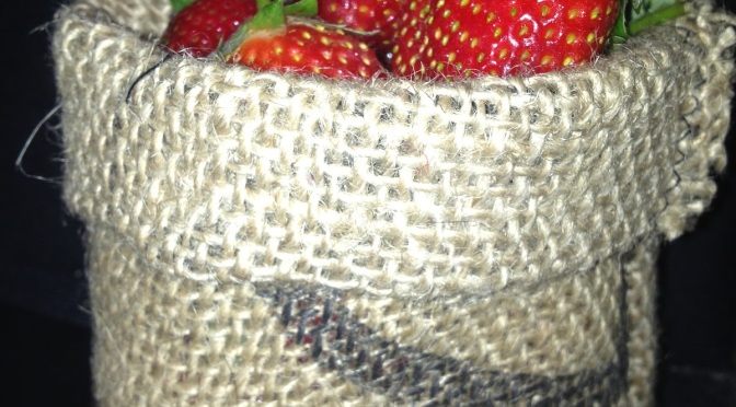 Strawberry Basket the Prefect table centrepiece